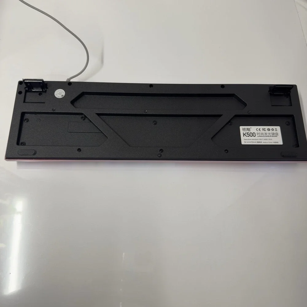 YINDIAO K500 Wired USB E-Sport 7 Colour Backlight Gaming Keyboard